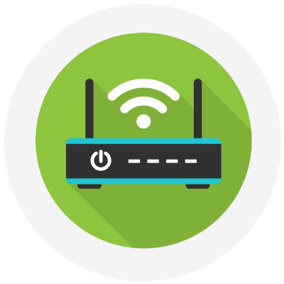 Infografika wifi router